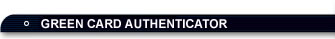 Green Card Authenticator 